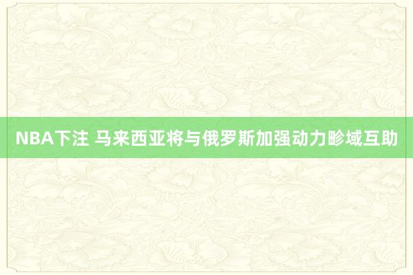 NBA下注 马来西亚将与俄罗斯加强动力畛域互助
